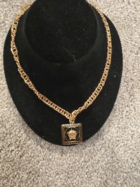 22kgp Dubai Jewelry Gold-Tone Medallion Pendant Necklace - Women Jewelry
